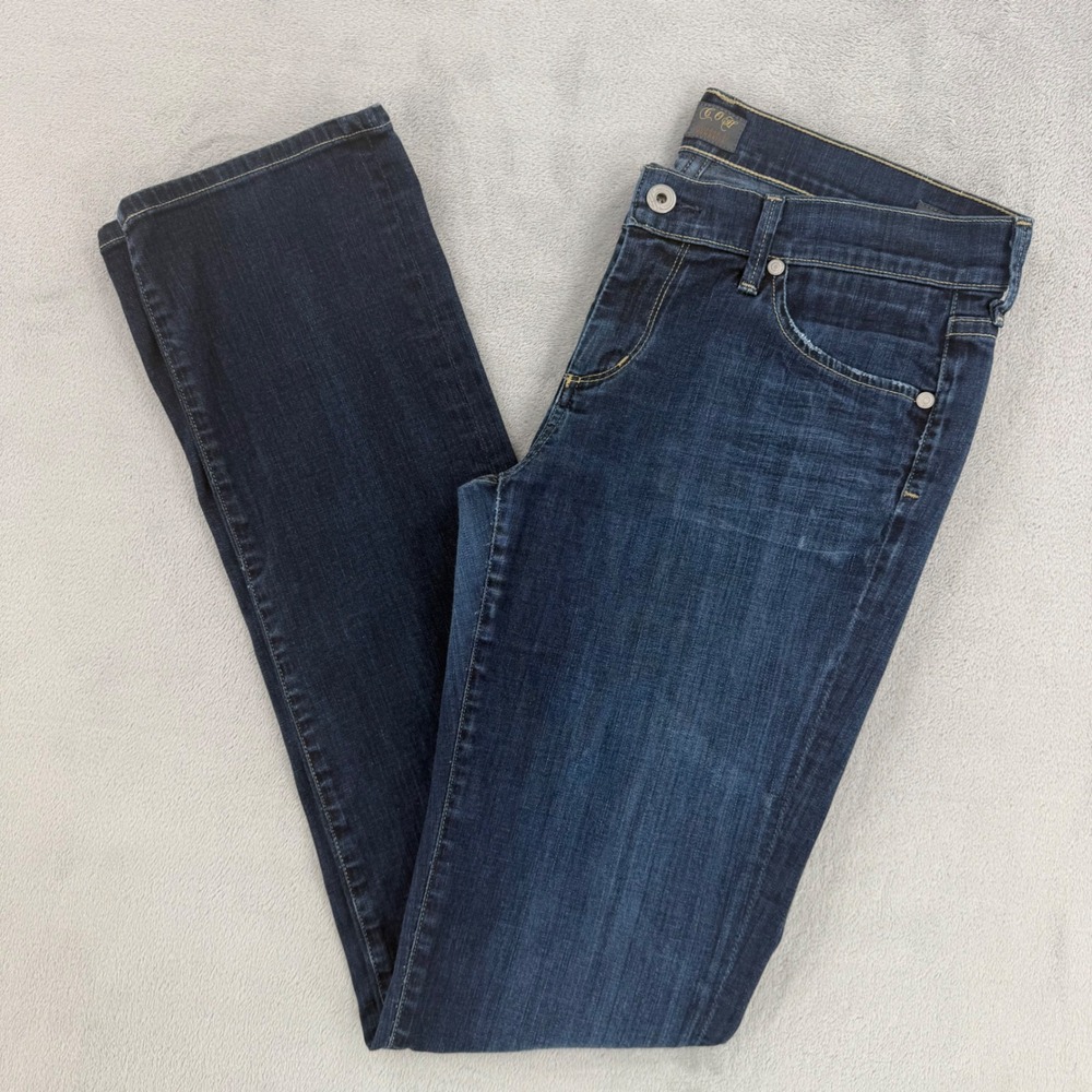 Citizens of Humanity Ava Low Rise Straight Leg Jeans Dark Wash Womens Size 29